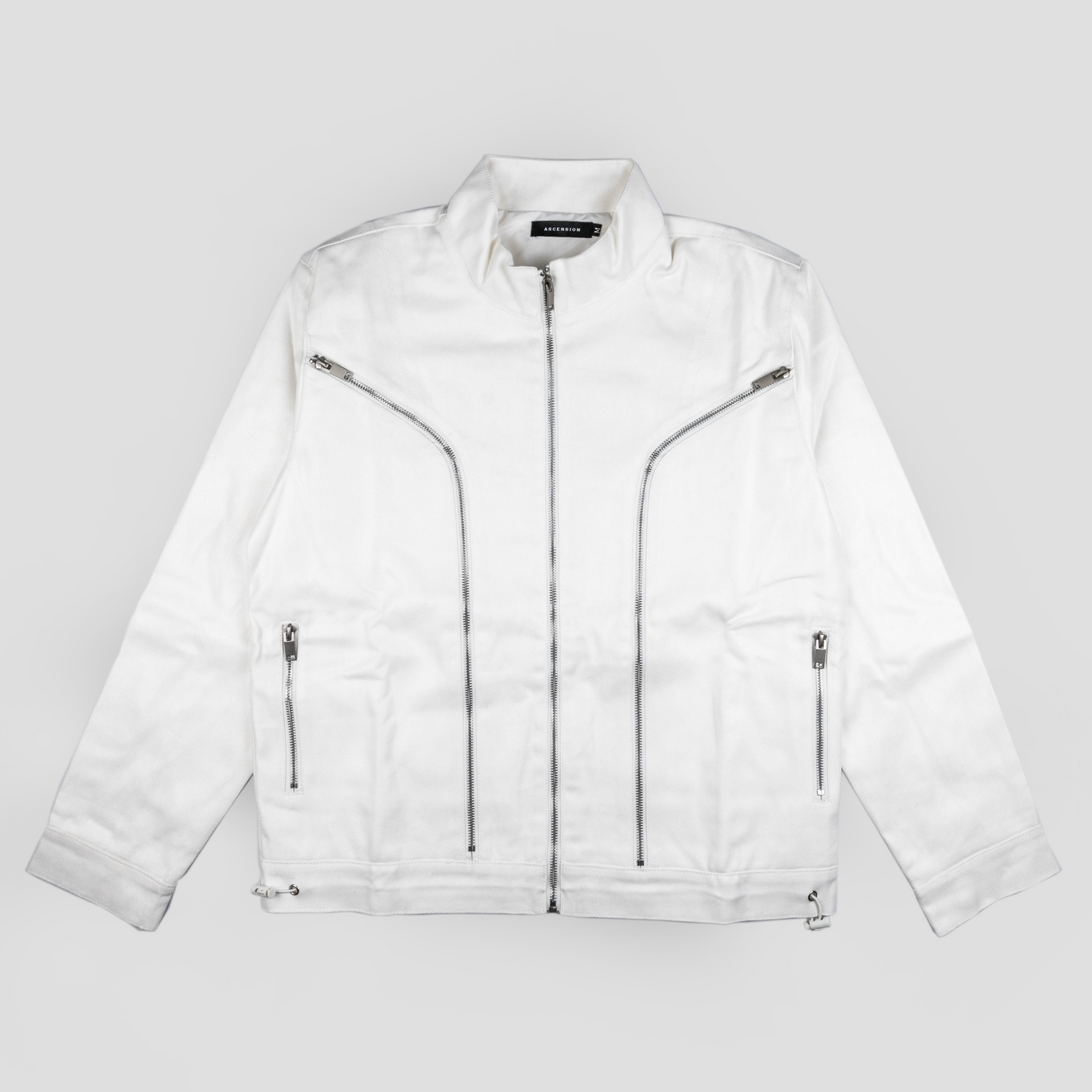 WHITE WAX DENIM JACKET