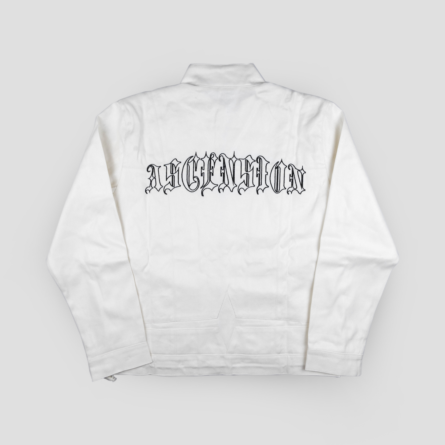 WHITE WAX DENIM JACKET